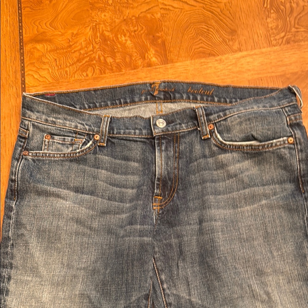 7 For All Mankind Women's Boot Cut Jeans - Blue